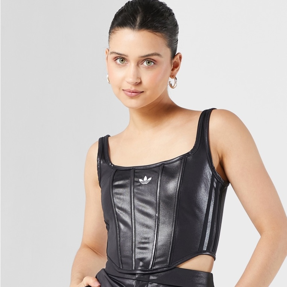 ADIDAS ORIGINALS Corset Top Black Size 38